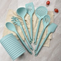 7pcs Silicone Kitchen Utensils Set cookware set gadget Heat Resistant Silicone Cooking Utensil Set