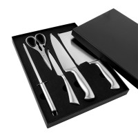 Oem accepted stainless steel kitchen knife set 5pcs knife set