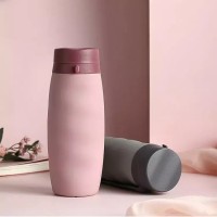 Portable Silicone Outdoor Drink Bottle Collapsible Retractable Folding Running Travel Sport Water Bo