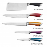 8 pcs knife set with acrylic block