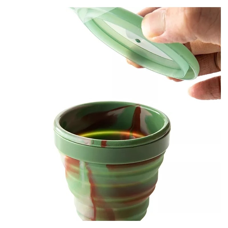 Brand New Mini Collapsable Silicone Foldable Folding Coffee Water Cup图5