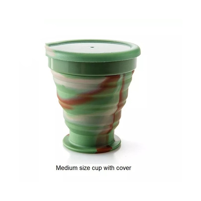 Brand New Mini Collapsable Silicone Foldable Folding Coffee Water Cup图6