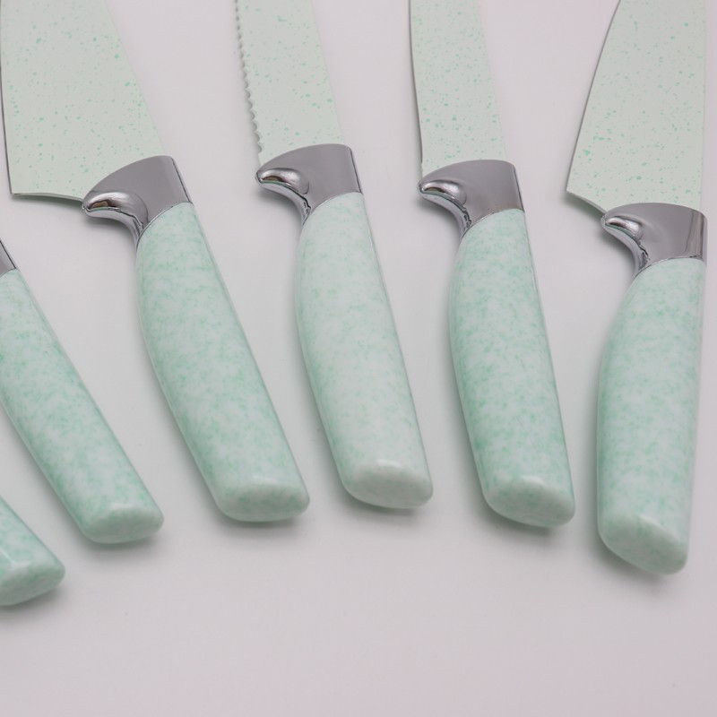 Boda Wholesale Kitchen Accessories High Quality Stainless Steel Design Nonstick Kitchen Knife Set图5