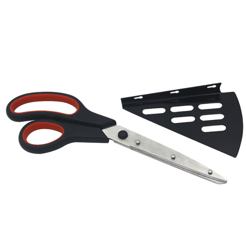 Detachable Kitchen Shears Stainless Steel Pizza Server Slicer Scissor Pizza Cutter Scissors With Ser图3