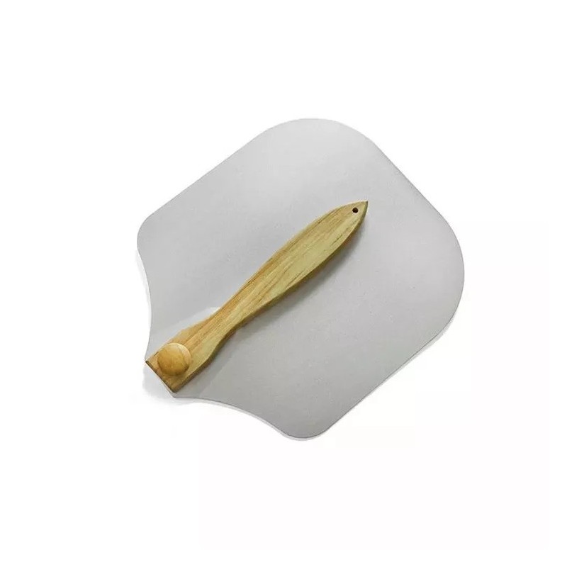 Large Foldable Wood Handle Aluminum Metal Pizza Peel Spatula Pizza Paddle For Baking Homemade Pizza图6