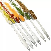 Stainless Steel Measuring Spoons Set Stainless Steel Measuring Cups Spoons 7 Pc Set