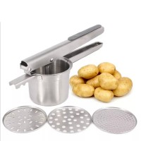 Wholesale Kitchen Accessories Potato Masher Professional Stainless Steel Mash Potato Ricer Masher