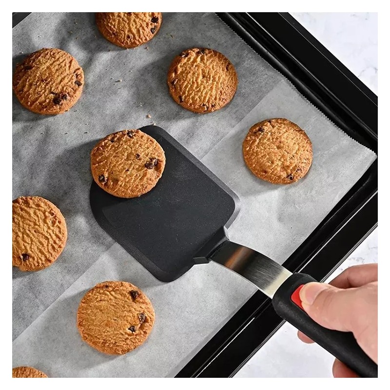 Heat Resistant Non Stick Kitchen Utensils Tools For Cooking And Baking Stretch Silicone Turner Spatu图7