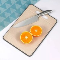 Anti-bacterial Kitchen Wheat Straw Plastic Cutting Board Chopping Board With Handle