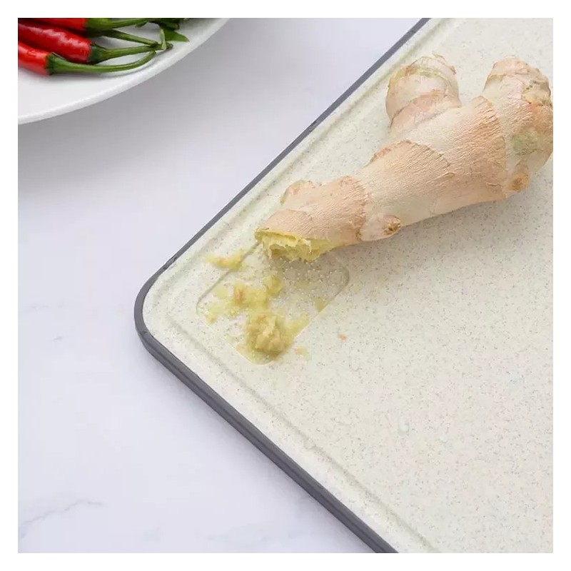 Anti-bacterial Kitchen Wheat Straw Plastic Cutting Board Chopping Board With Handle图4