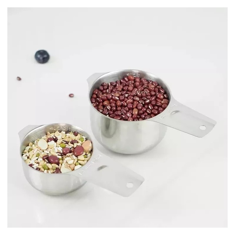 Amazon Hot Sale 7pcs High Quality Stainless Steel 304 Measuring Cup Set For Kitchen And Baking图4