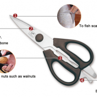 Multi-fuction kitchen scissors
