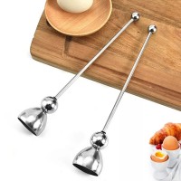 Design Egg Tool Durable Topper Shell Opener Boiled Raw Open Kitchen Stainless Steel Open Egg Apparat