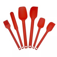 Silicone Spatula Set,Heat Resistant Non Stick Rubber Kitchen Scraper Spatulas For Cooking Baking And