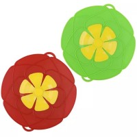 Silicone Spill Stopper Pot Pan Lid Multi-Function Kitchen Tool Spill Stopper Lid Cover And Spill Sto