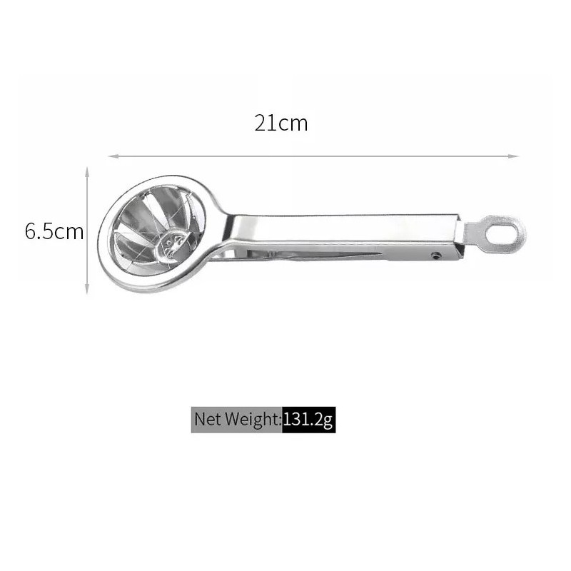 Multi-function egg cutter kitchen stainless steel egg splitting tool图7