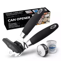 Portable Topless Can Opener Stainless Steel Screw Opener Powerful Canning Knife Kitchen Tools Manual