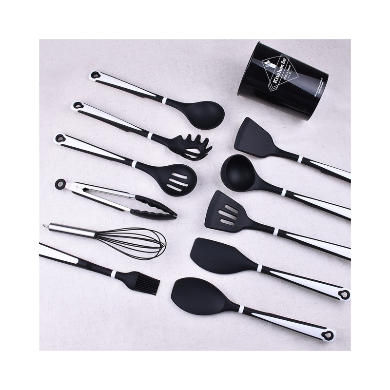 IN STOCK Non-stick Cookware Silicone Kitchen Utensils Set FOOD GRADE Silicone Cooking Utensils Set图4