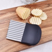 IN STOCK Stainless Steel Wave Cutter French Fry Cutter Crinkle Cutter for Potatoes