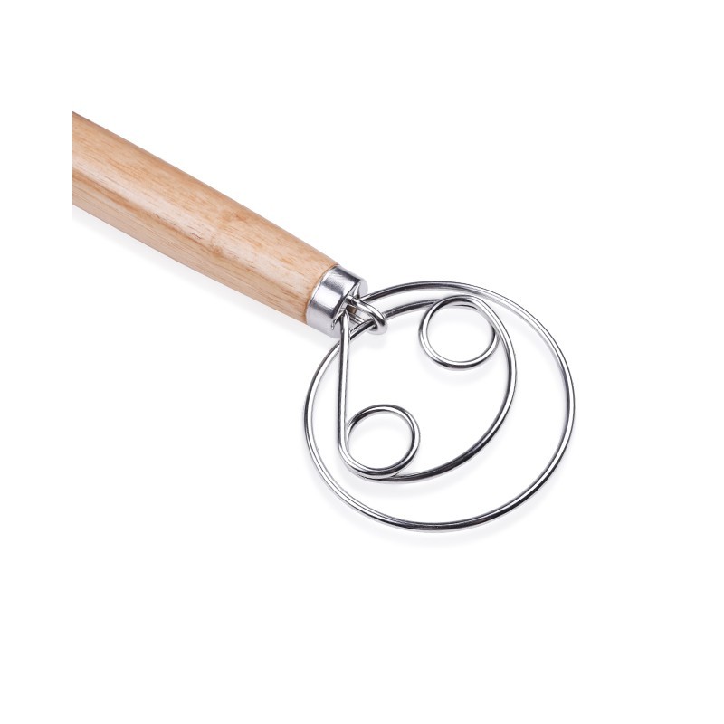 13 Inch Stainless Steel Sourdough Bread Whisk Small Whisk Danish Dough Whisk Large Of Bread Making T图5