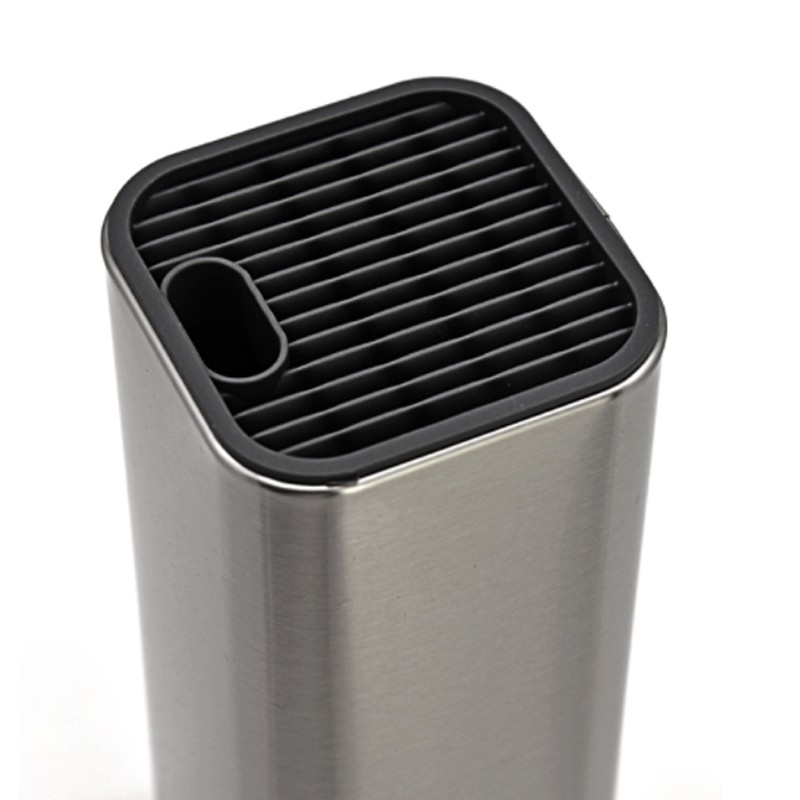 Kitchen Knives Stand Multifunction Stainless Steel Knife Scissor Holder Storage Bucket Knife Block图2