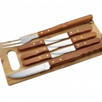 8 Piece Stainless steel Tools Set With Cutting Board