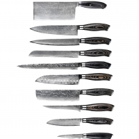 10-Piece Damascus Steel Knife Set