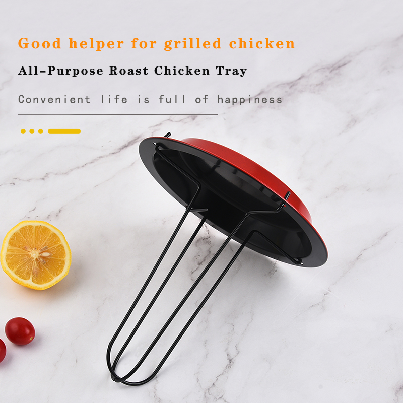 Multi-purpose roast chicken plate turkey roasting plate bracket roasting plate detachable barbecue p图2