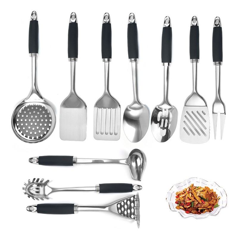 China cooking tool accessories stainless steel utensil set tools commercial kitchen utensils图2