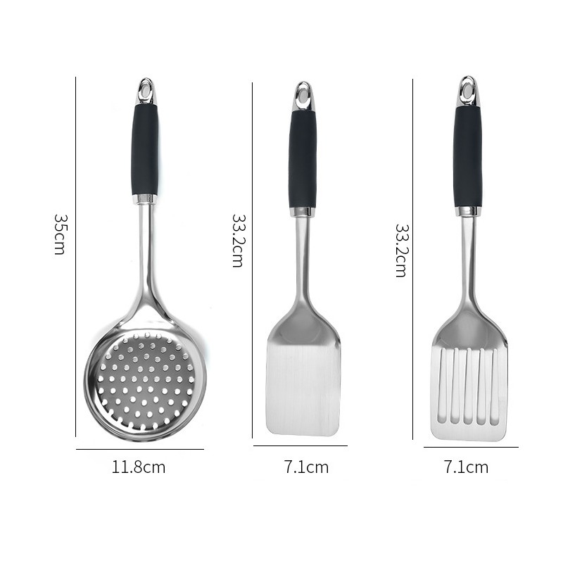 China cooking tool accessories stainless steel utensil set tools commercial kitchen utensils图4