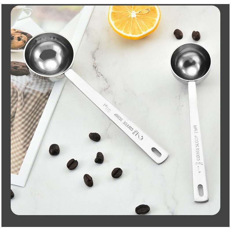 15CC Stainless Steel Matcha Tea Coffee Scoop Seasoning Teaspoons图9