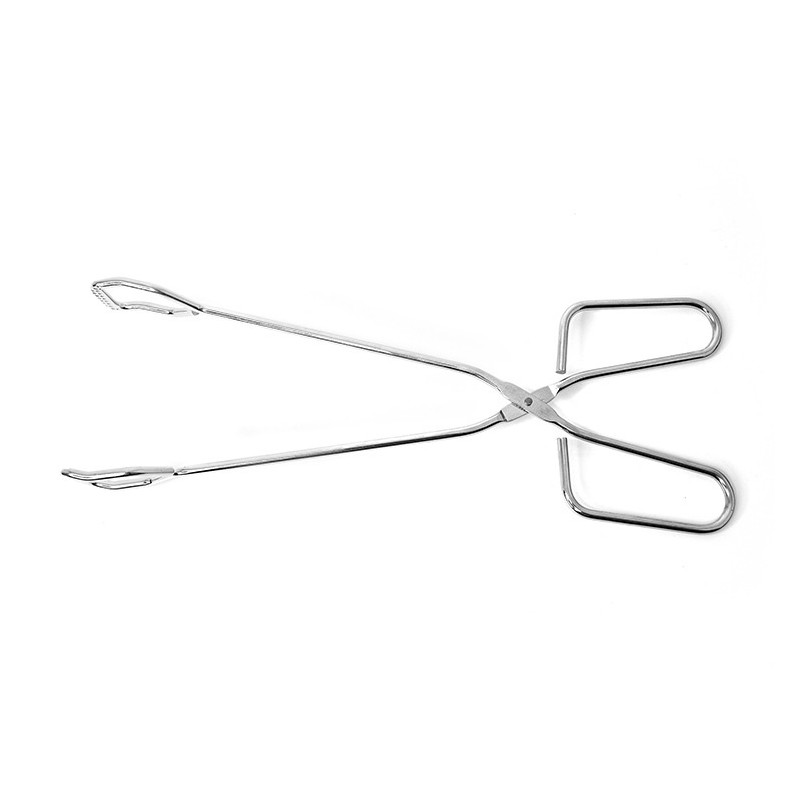 Multifunction Stainless Steel Kitchen Scissor Food Serving Tongs BBQ Tong图3