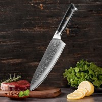 Professional Damascus Knife High Carbon Ultra Sharp VG-10 Damascus Stainless Steel 67 Layers Kitchen