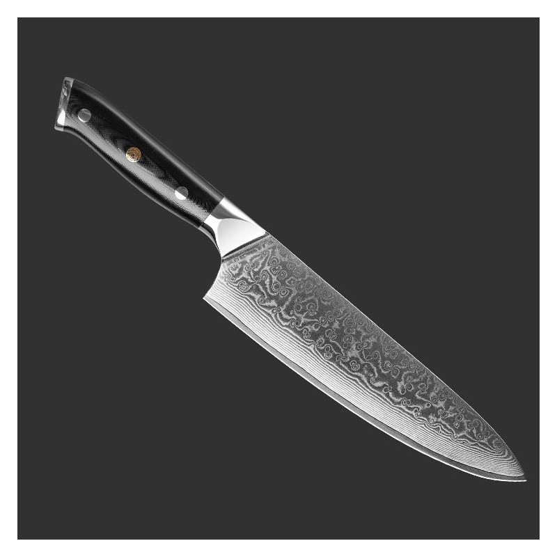 Professional Damascus Knife High Carbon Ultra Sharp VG-10 Damascus Stainless Steel 67 Layers Kitchen图6
