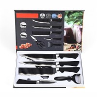 Wholesale Premium Quality 6- pcs Stainless Steel Kitchen Knives With Holder Kitchen Knife Set