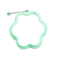 Jianhong silicone flower Egg Ring, Nonstick Egg Poachers, Pancake Mold for Breakfast