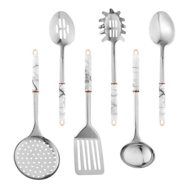 Hot Kitchen Accessories Stainless Steel Kitchen Marble Utensils Sets Household Kitchen Items图7