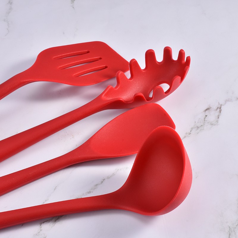 Customized Color Kitchen Creaming Baking Tools Silicone 9 Piece Spatula Set Premium Large Whisk Scra图7