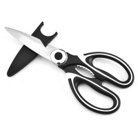 Heavy duty stainless steel clever multifunction professional Seafood scissors kitchen scissors shear