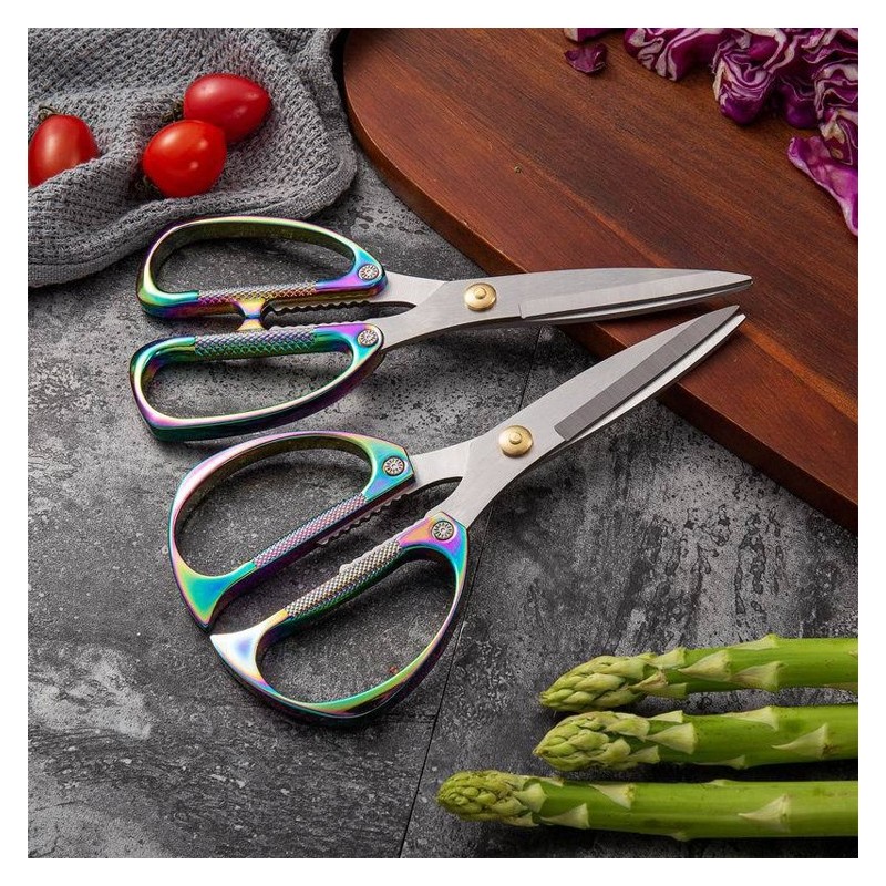 2020 Amazon Hot Sale Tailoring Accessories Sewing Stainless Steel Dressmaker Shears Kitchen Scissor 图5