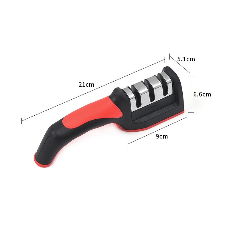 Manual Knife Sharpener 3 Stage Steel Diamond professional Knife Sharpener Kitchen Sharpening Tools图5