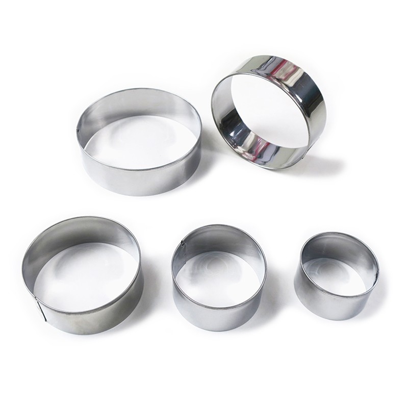Jianhong 5Pcs Cookie Cutters Set for Baking Stainless Steel Metal Molds Cutters图5