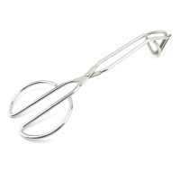 Stainless Steel Scissor Tongs Heavy Duty Grilling Tongs Kitchen Food Baking Bread Clamp BBQ Grilling