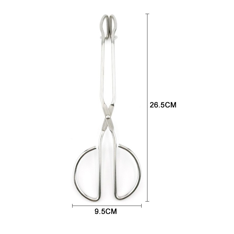 Stainless Steel Scissor Tongs Heavy Duty Grilling Tongs Kitchen Food Baking Bread Clamp BBQ Grilling图7