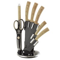 8pcs hot selling kitchen knife set with acrylic stand