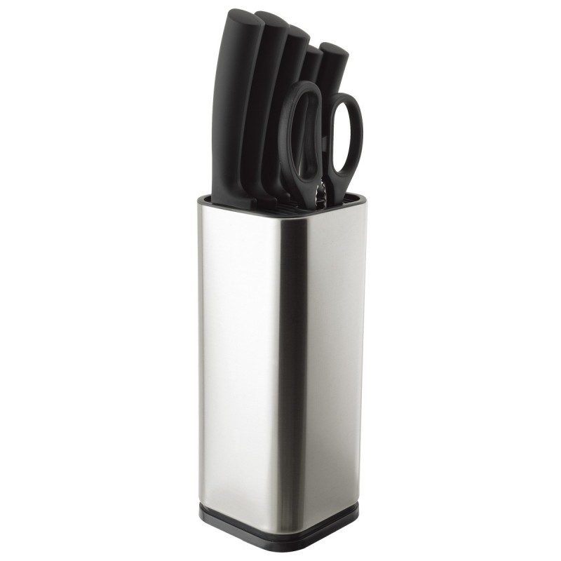 7pcs hot selling kitchen knife set with block图2