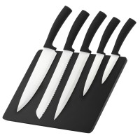 6pcs hot selling kitchen knife set with magnetic block