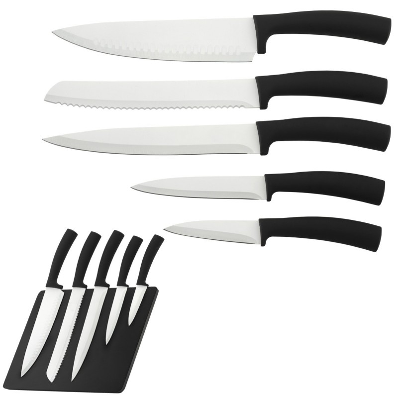6pcs hot selling kitchen knife set with magnetic block图2