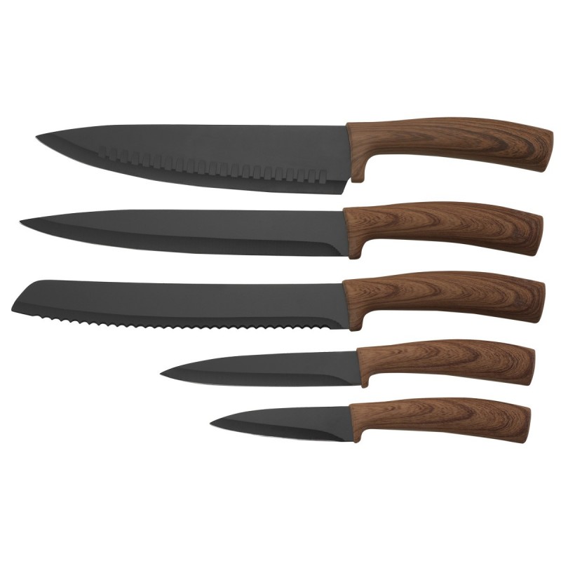 6pcs hot selling kitchen knife set with magnetic block图2