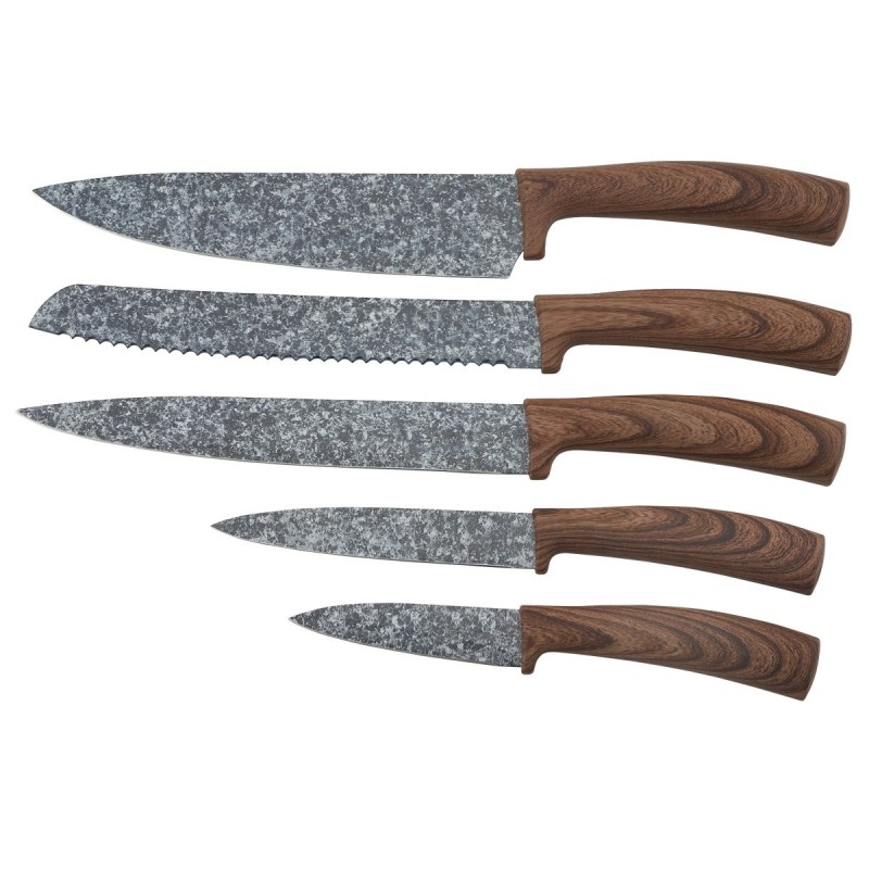 6pcs hot selling kitchen knife set with magnetic block图2